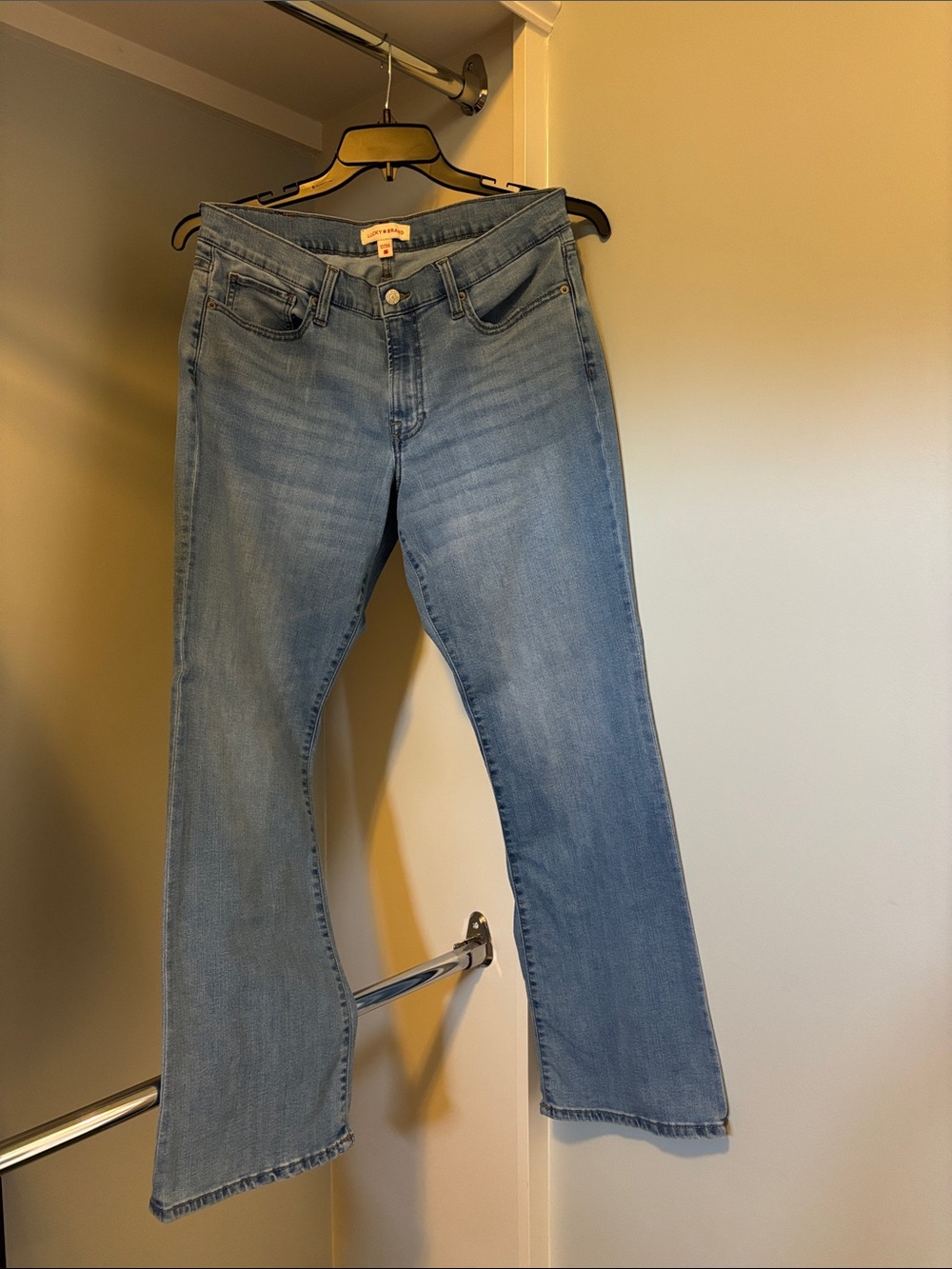 Lucky Brand Light Blue Flare Jeans - Wide Leg